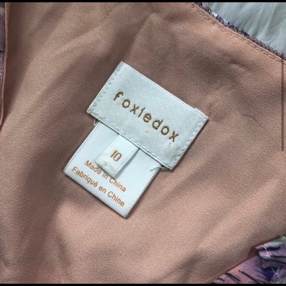 FoxieDox Lilac Floral Dress - Picture 3 of 6